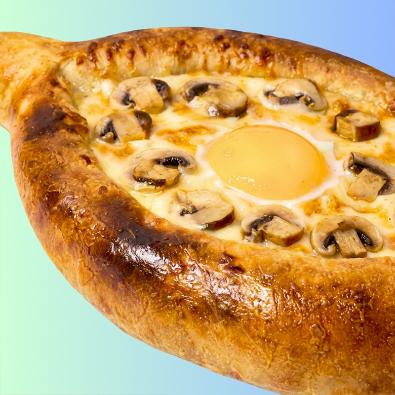 Хачапури с грибами