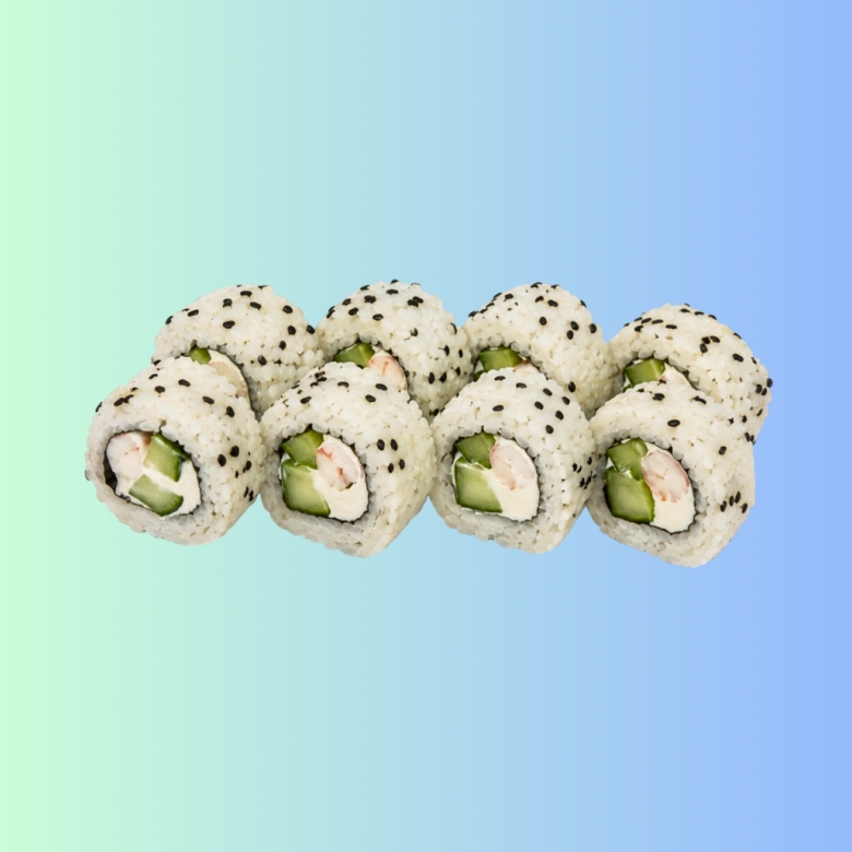 Калифорния Шримп в кунжуте